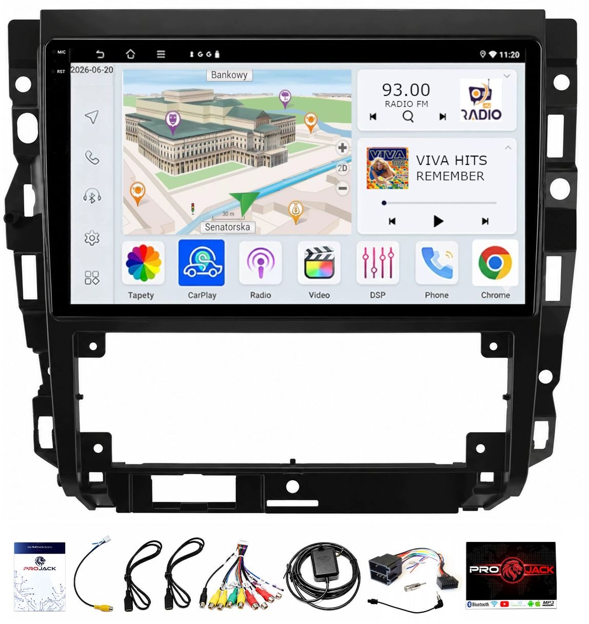 Autorádio Android Vw Bora, Jetta 1998-2005 Wifi Carplay 4GB 64GB