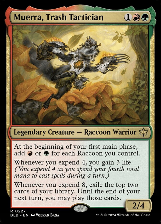[mtg] Muerra, Trash Tactician (blb)