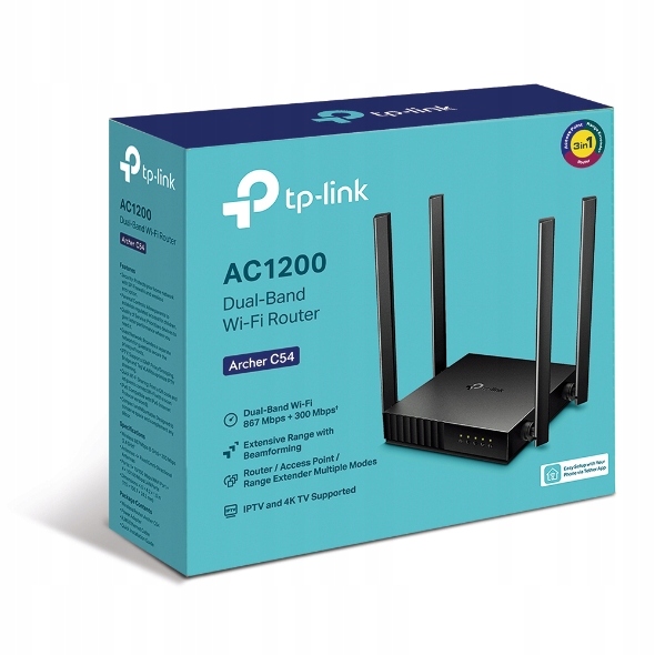 

Router TP-Link Archer C54 A1200 Dual Nowy