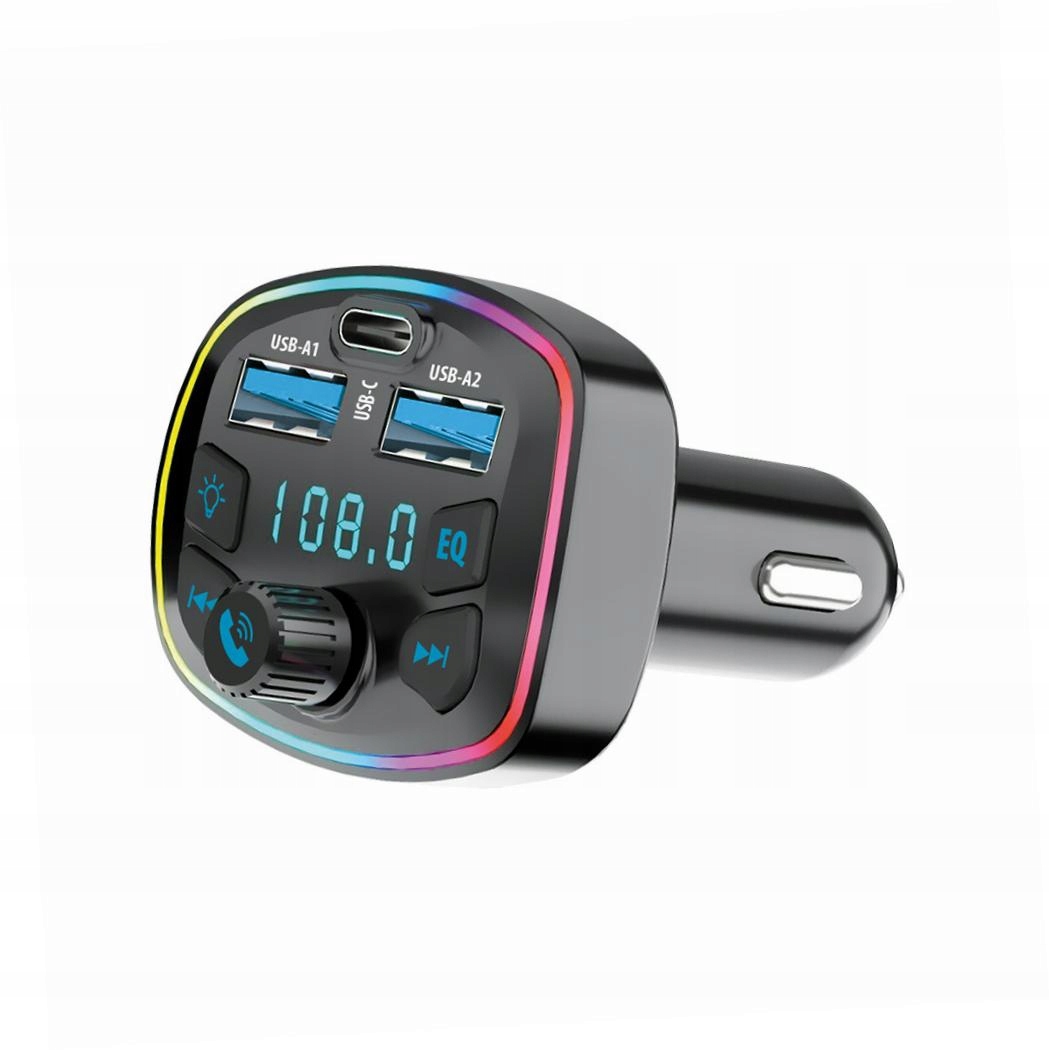 ładowarka samochodowa transmiter Fm Bluetooth 3 wejścia do iPhone 11 Pro