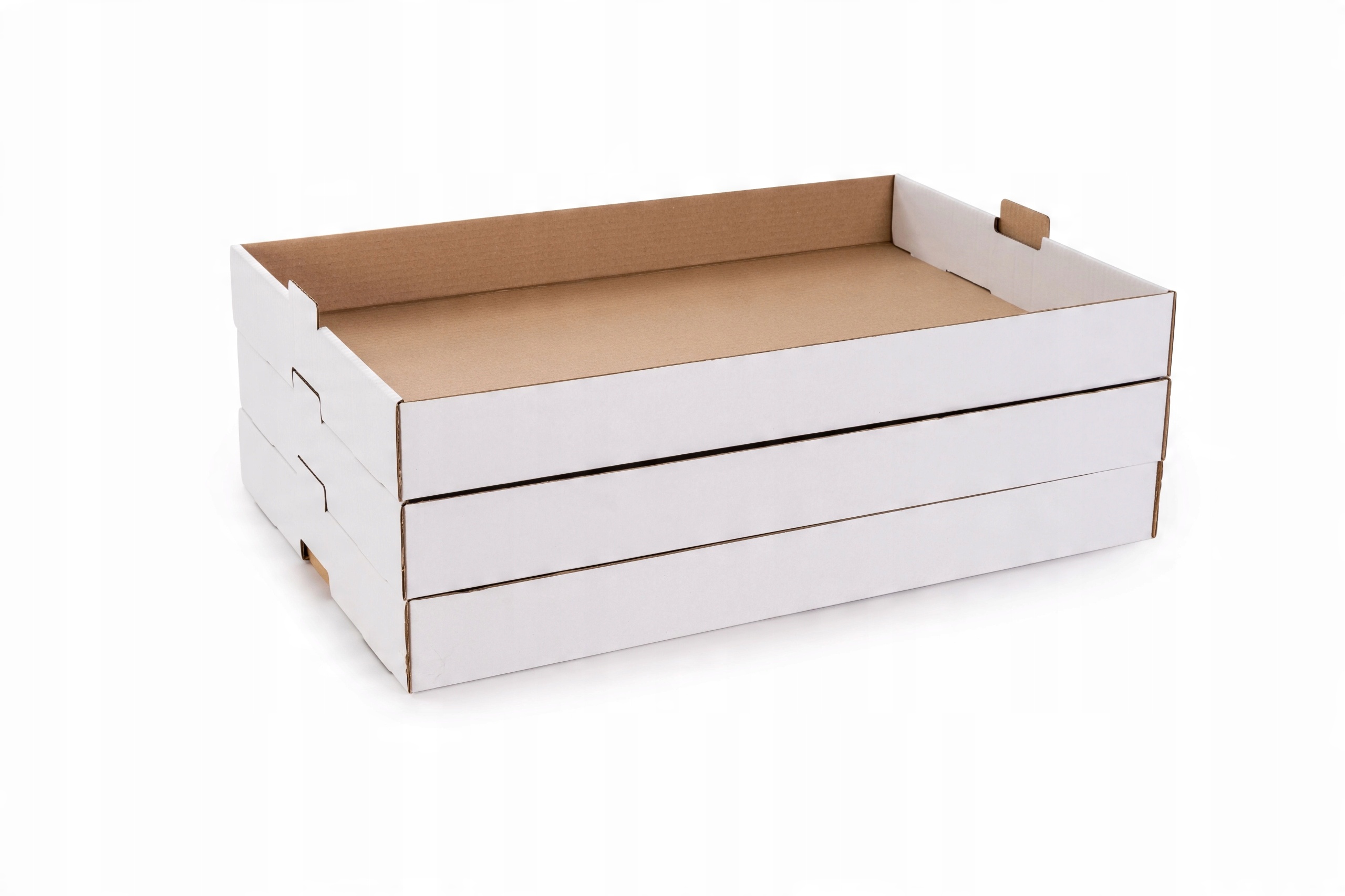 

Tacka z tektury falistej 600x400x70mm biała
