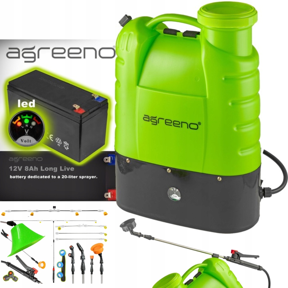 Sada Vylepšený elektrický akumulátorový Postřikovač 16 l Výkonný