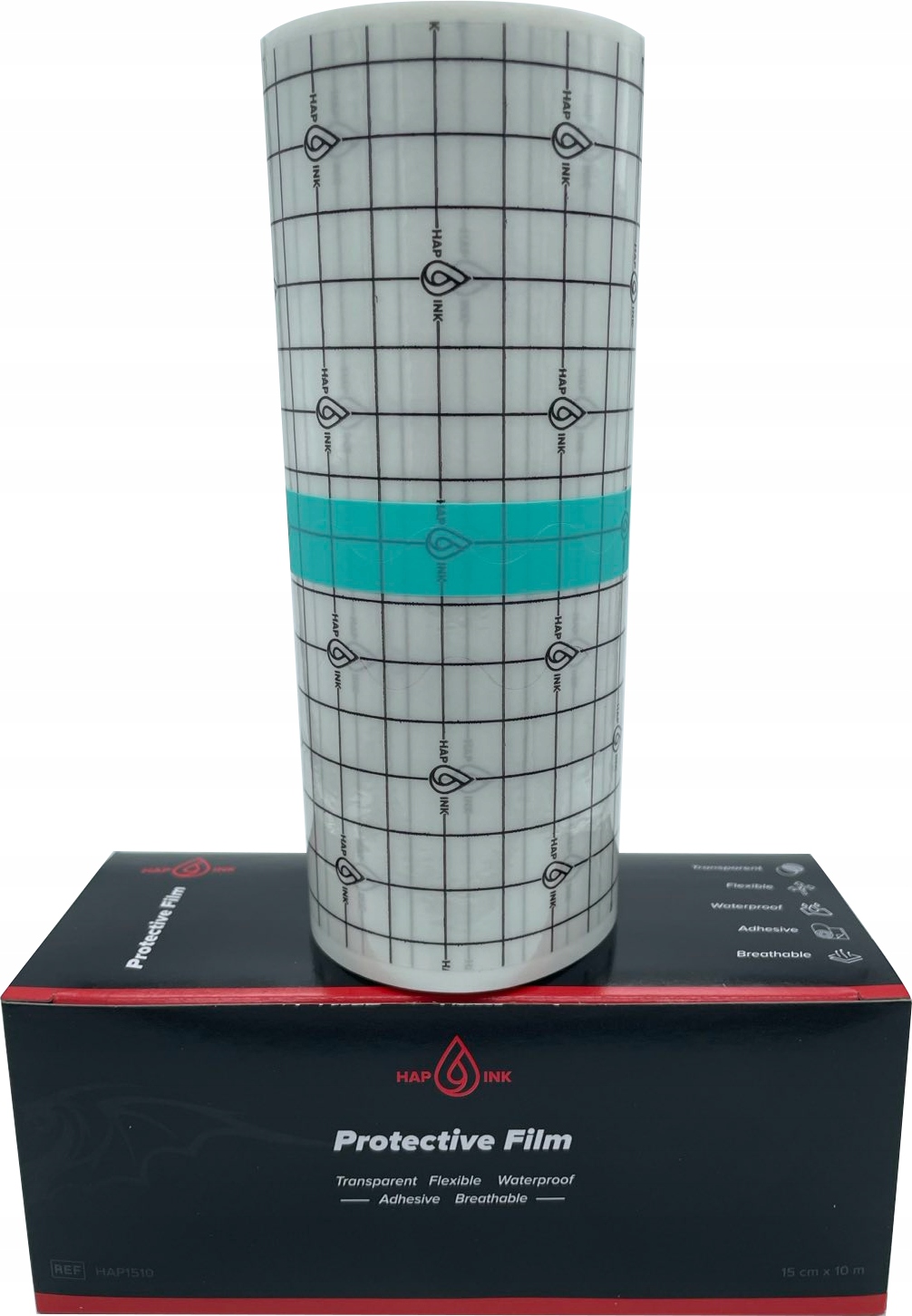 HAPINK SECOND SKIN FOLIA OCHRONNA OPATRUNKOWA do TATUAŻU na SKÓRĘ 15cmx10m