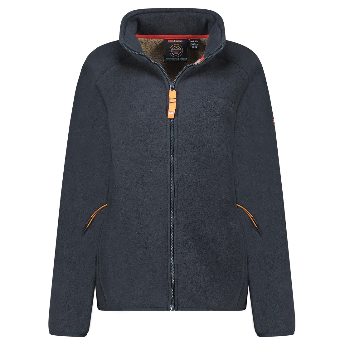 Geographical Norway mikina dámská Tasca Lady s kožíškem XL tmavě modrá