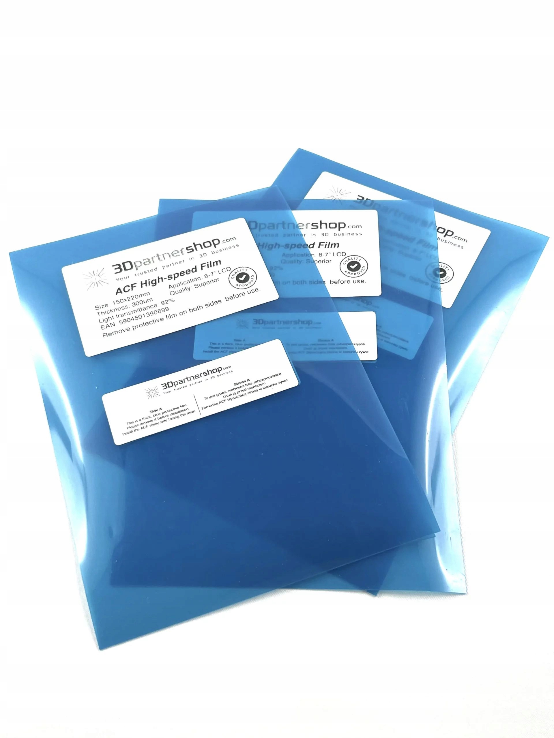 Prémiová fólie Acf pro Anycubic Photon M5S M5s Pro M7 M7 Pro – 5 ks.