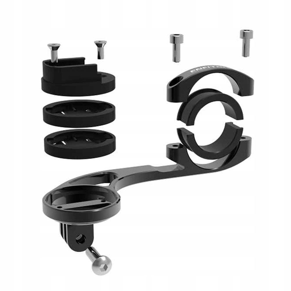 Solidny mocny Uchwyt aluminium 6061 do Garmin Edge GoPro Bryton Cateye