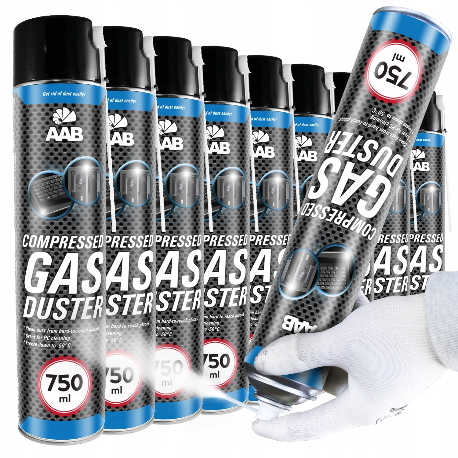 Aabcooling Mraznička V Spreji Do -50C Ice 9x750ml Osadzovanie Ložisk Objímky