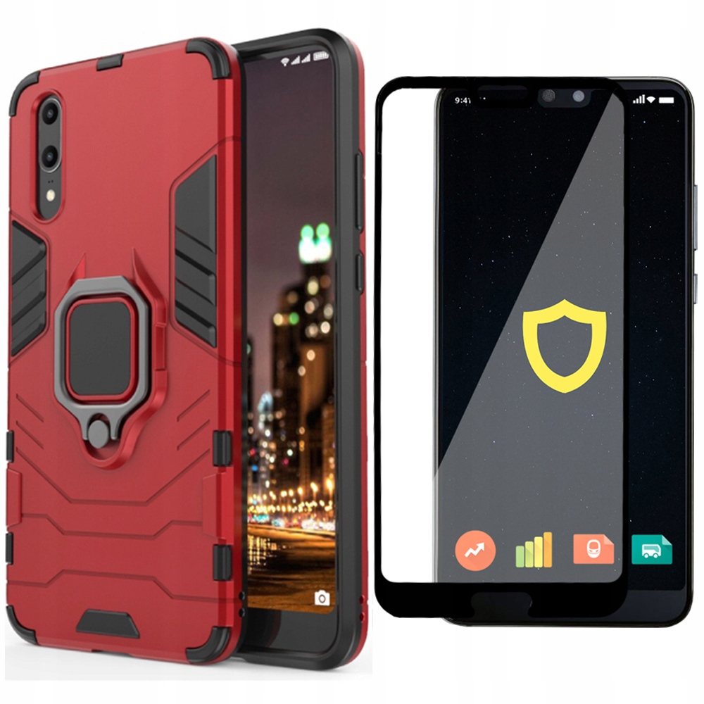 

Etui Case X-ring Pancerne Do Huawei P20 Szkło