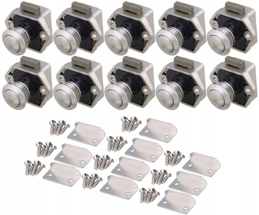 10 ZAMEK ZATRZASKOWY WCISKANY DO KAMPERA PRZYCZEPY Szerokość 1 mm