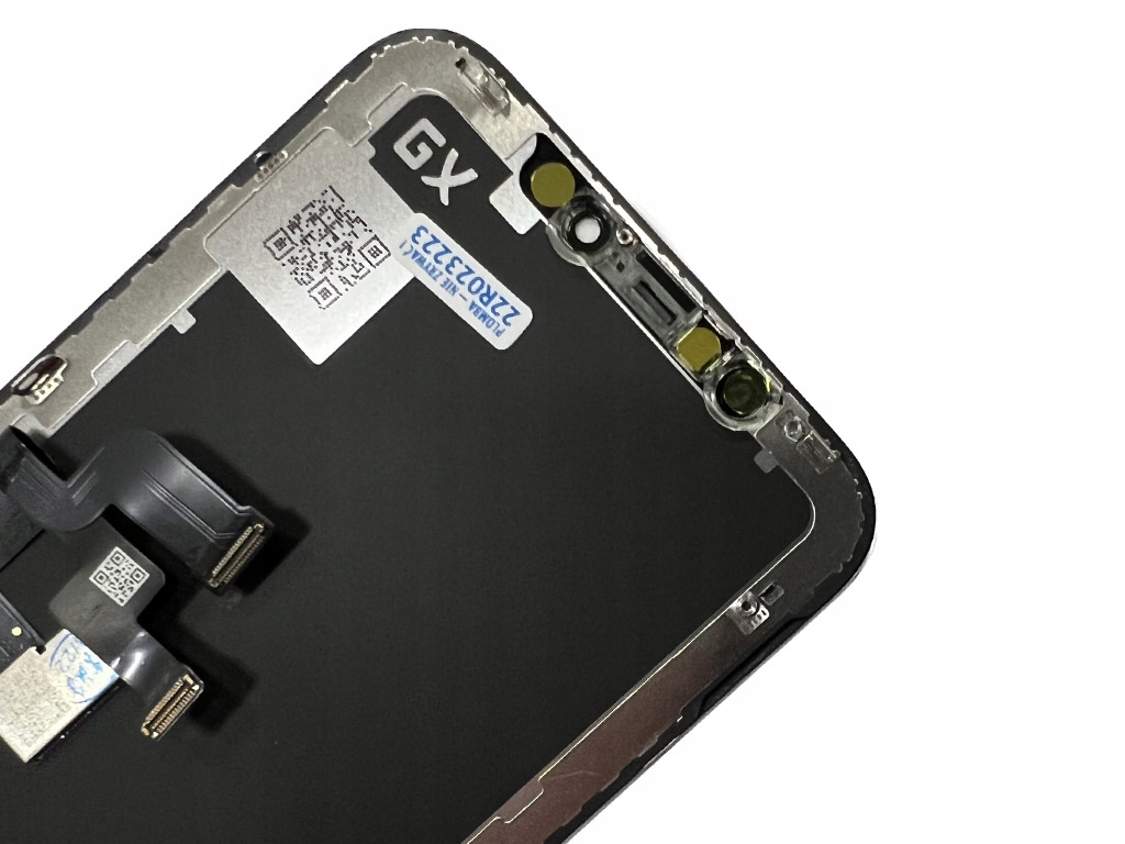 WYŚWIETLACZ LCD RAMKA SZYBKA DO IPHONE X OLED GX + ETUI Marka Telkom