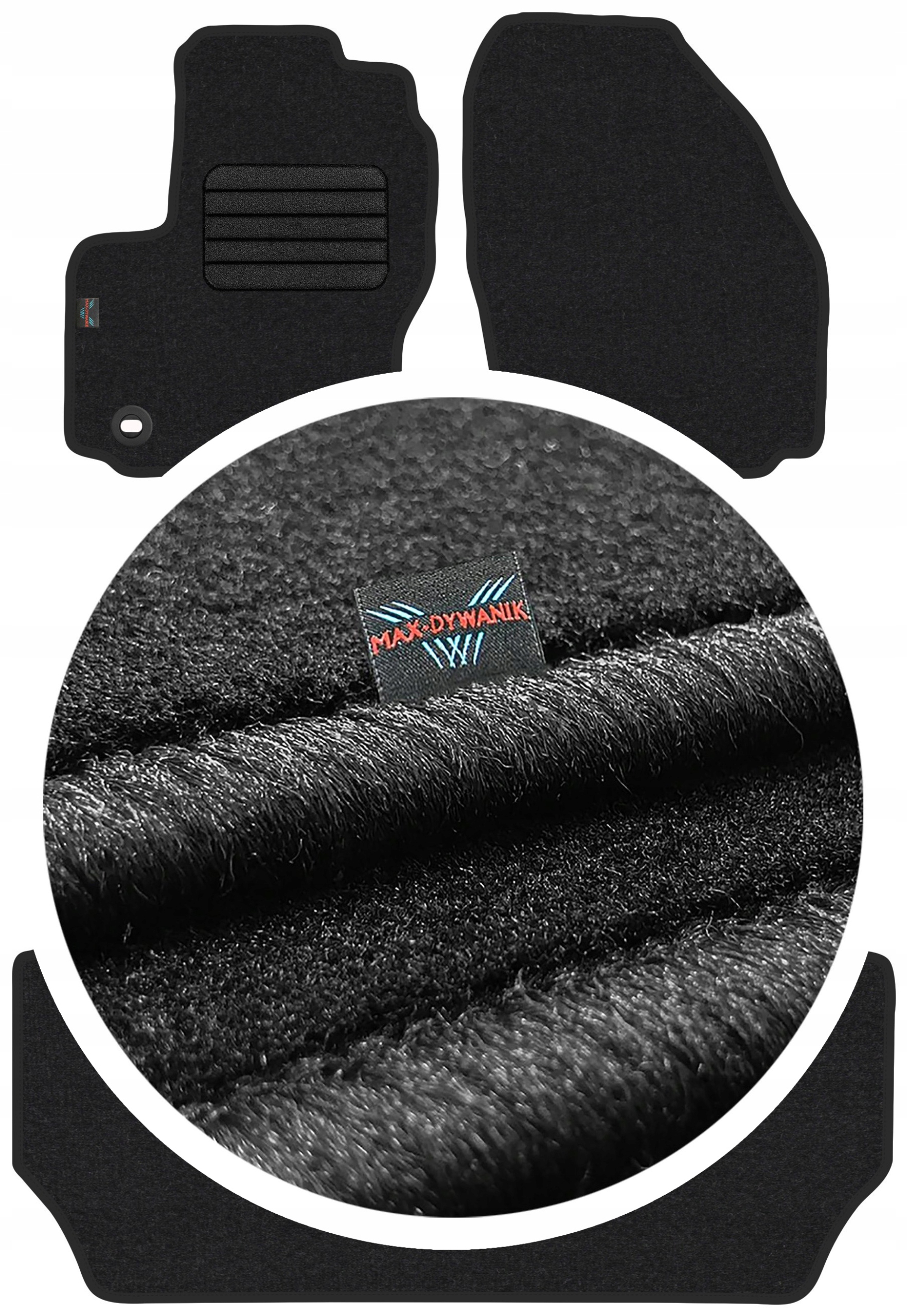 Ford Galaxy II 7os 2006-2010 Velúrové stierače