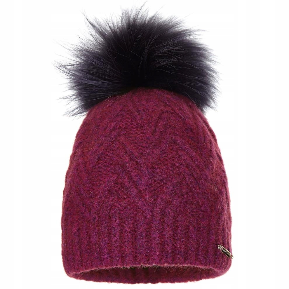 Čepice s přírodním jenotem Luiza Fuchsia