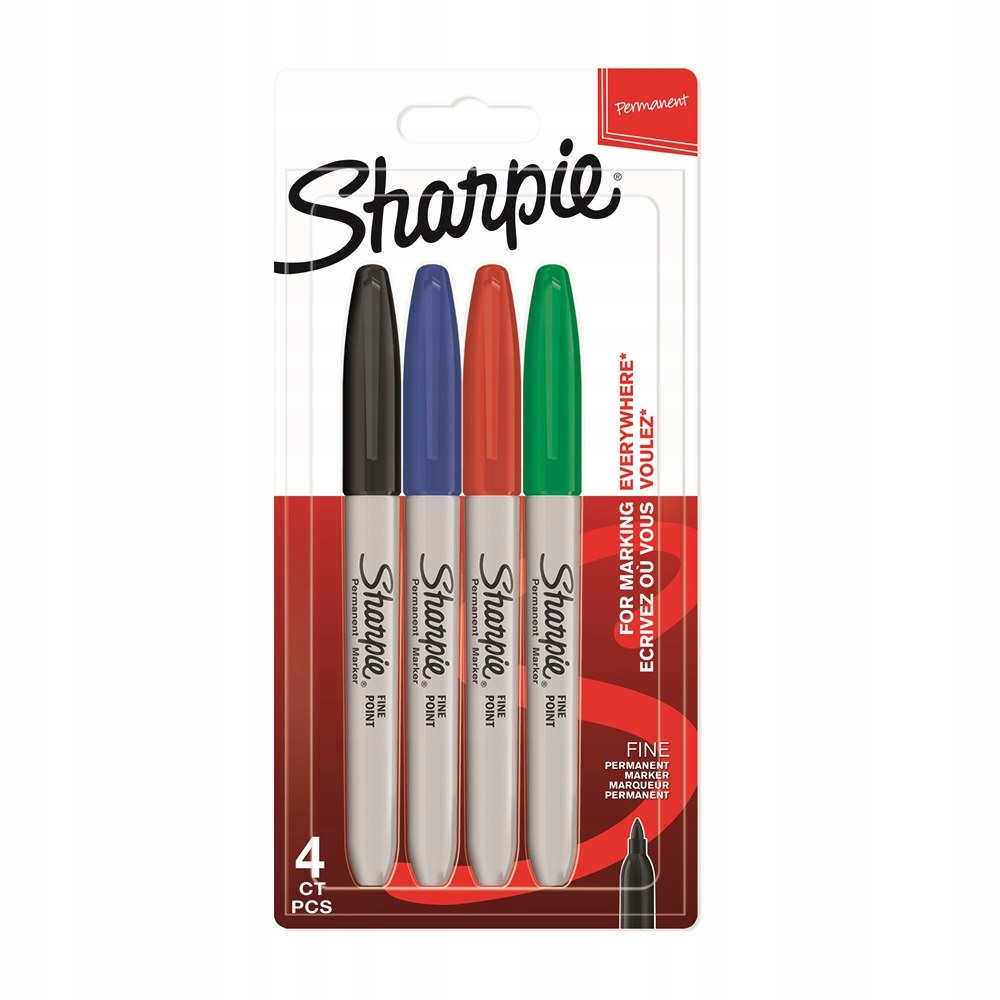 Markery Permanentne Sharpie Zestaw + Skarbonka Marka Sharpie