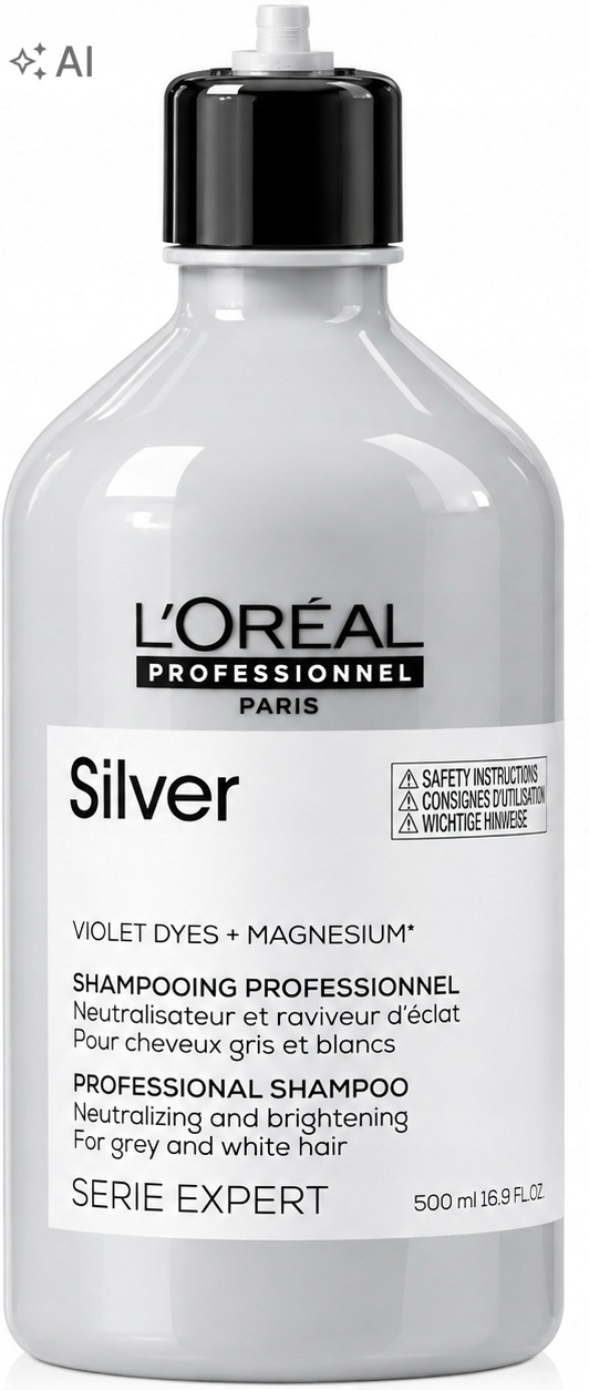 L’oreal Professionnel Silver Šampon Pro Šedivé A Zesvětlené Vlasy 500 ML