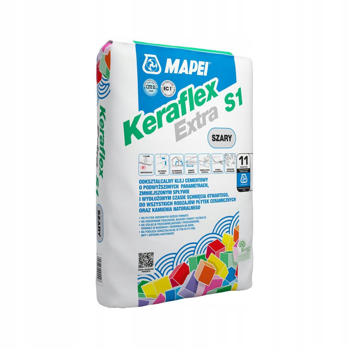 

Mapei Klej Do Płytek Keraflex Extra Szary S1 25kg