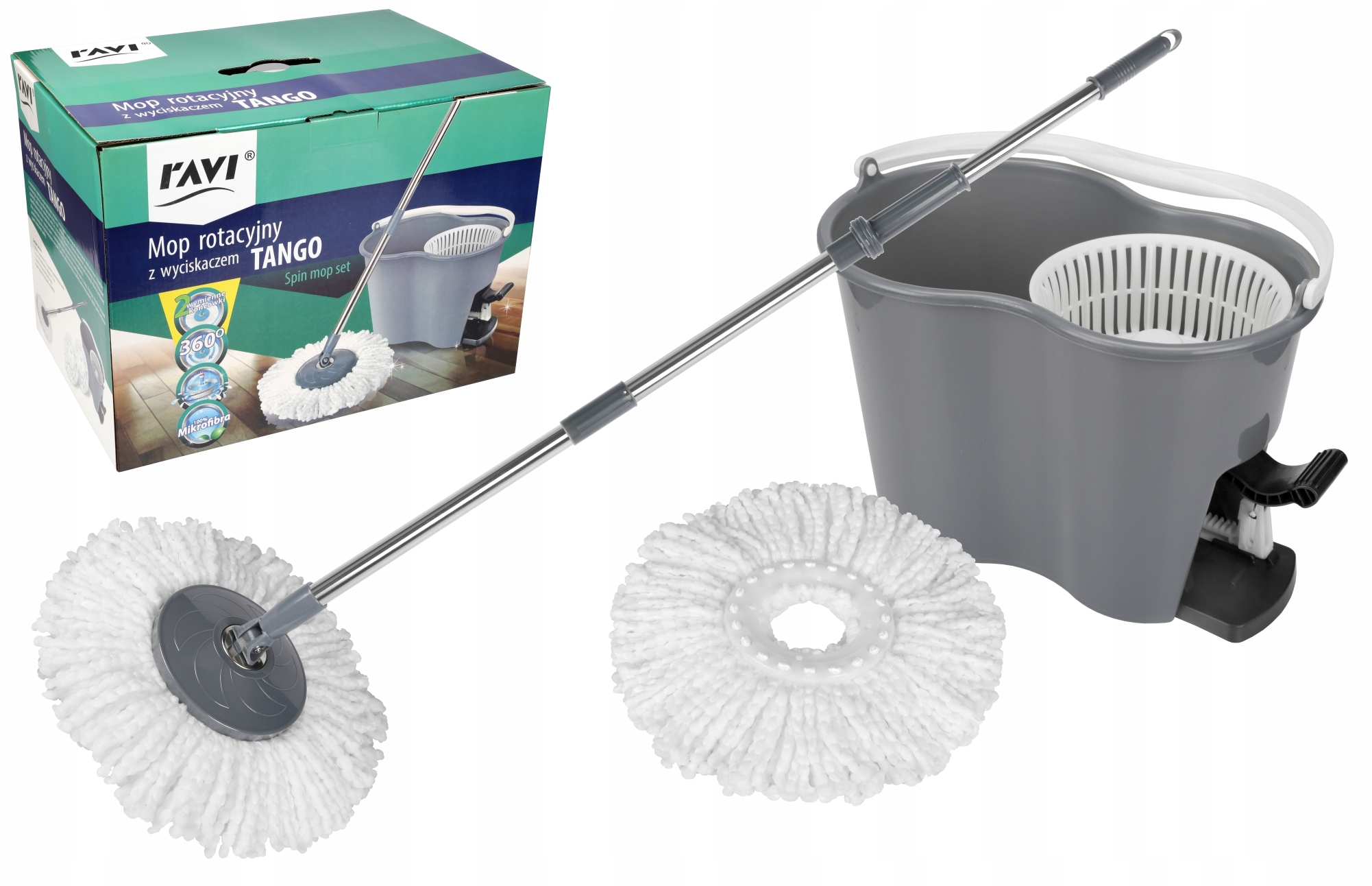 Mop obrotowy rotacyjny. Zestaw Tango