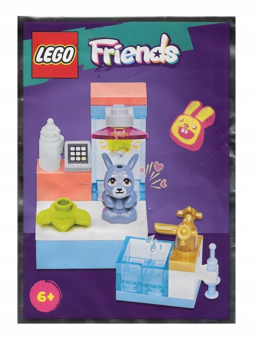 Zestaw Lego Friends Minifigure Polybag Bunny at Veterinary Station #562302
