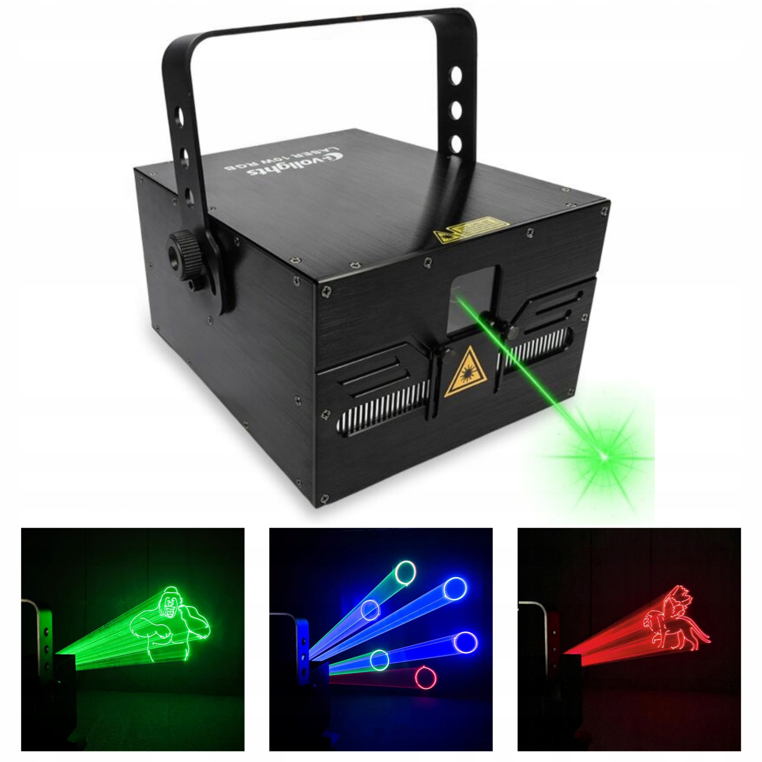 Evolights Laser 10W Rgb profesionální jevištní laserové osvětlení