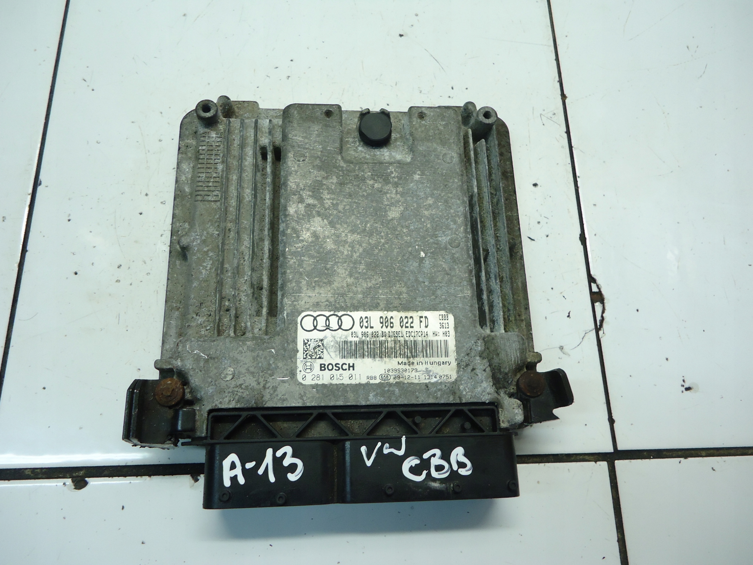 VW AUDI SKODA SEAT 2.0TDI CBB computer 03L906022FD 0281015011