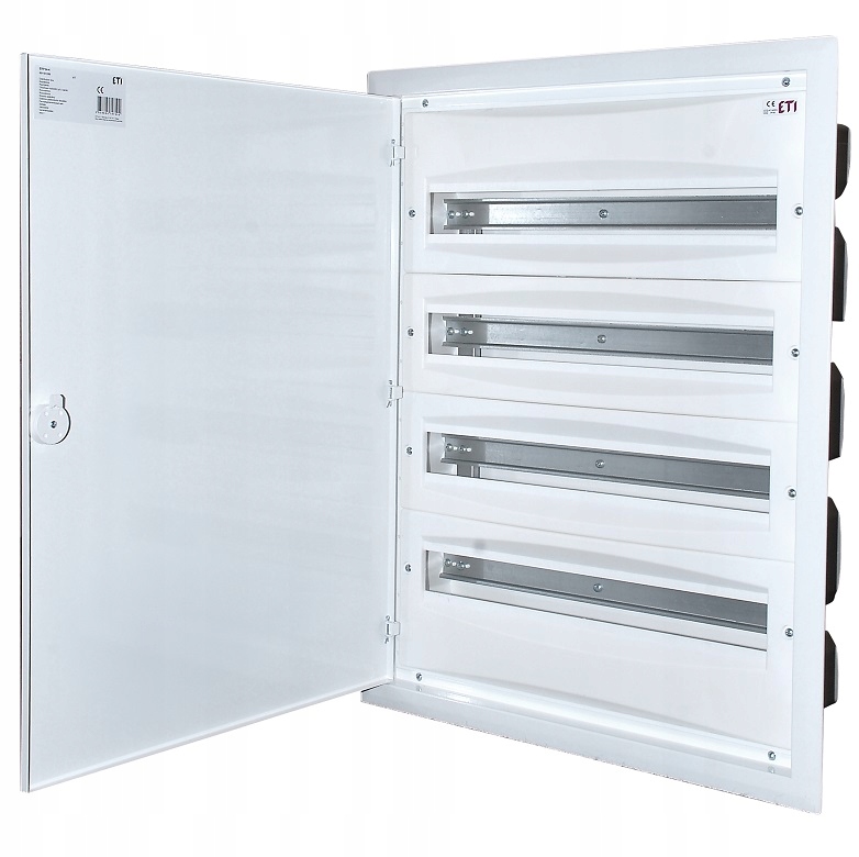 Eti Rozdzielnica podtynkowa 4x24 ERP24-4 drzwi metalowe