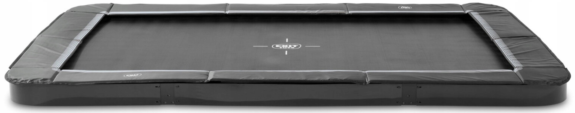 Exit Trampolina Ogrodowa Ziemna SPORTOWA14+ Interra 214 X 305 CM Czarna