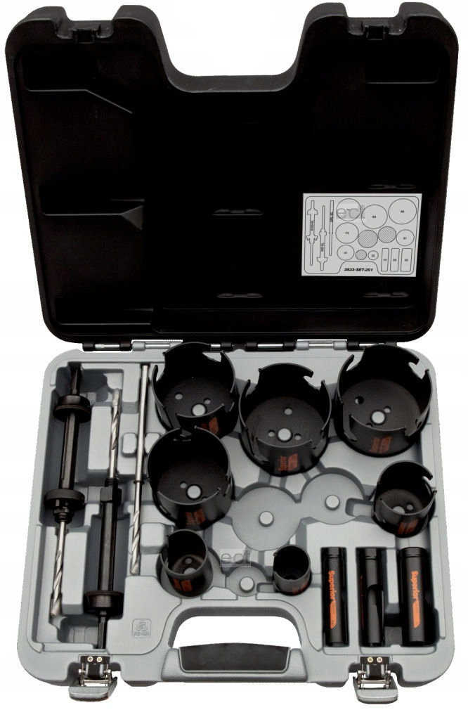 BAHCO 3833-SET-201 ZESTAW OTWORNIC MULTI-CONS. 13e