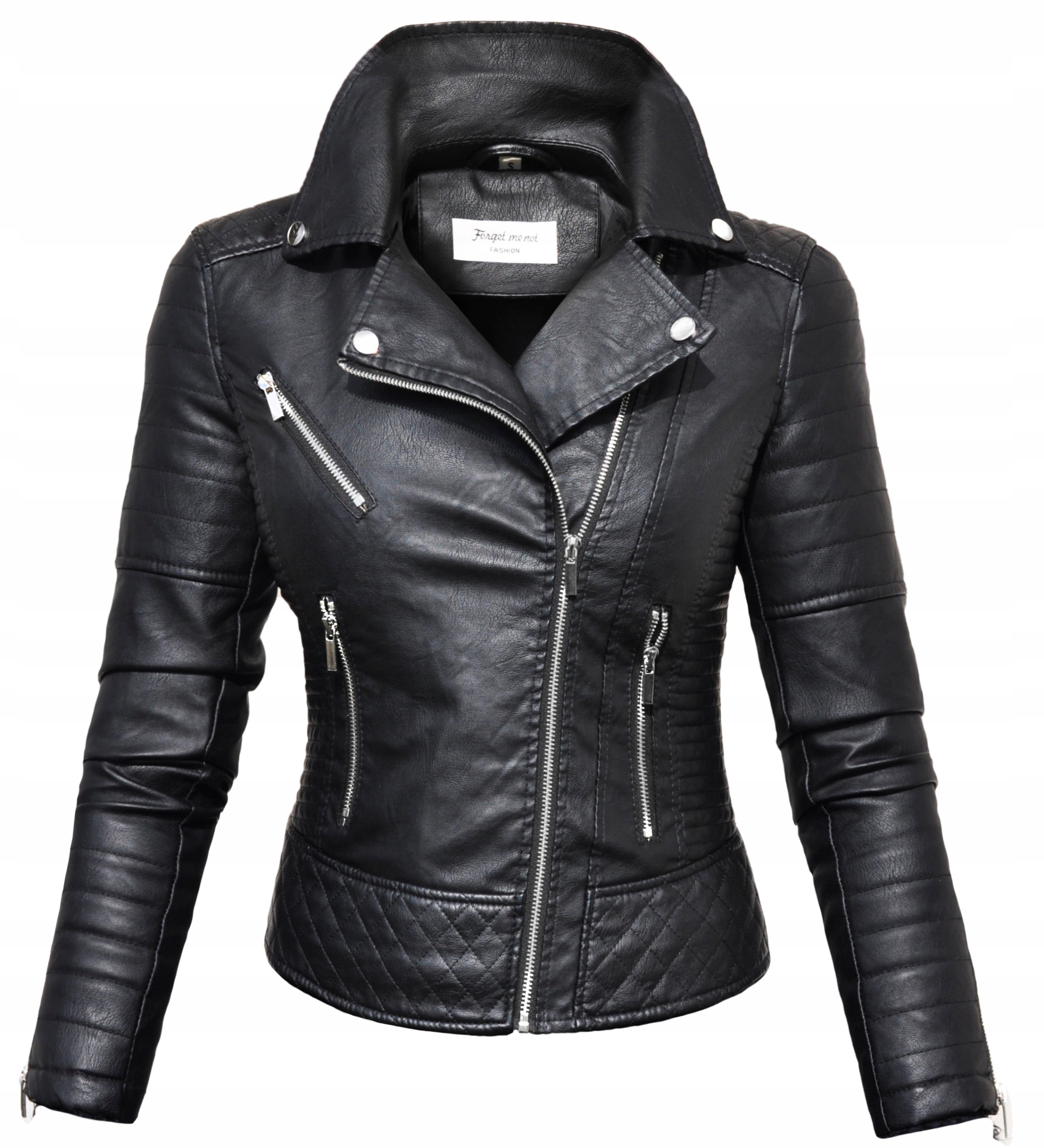 Ramoneska Fashionavenue damska klasyczna Skóra przejściówka biker #1941 L