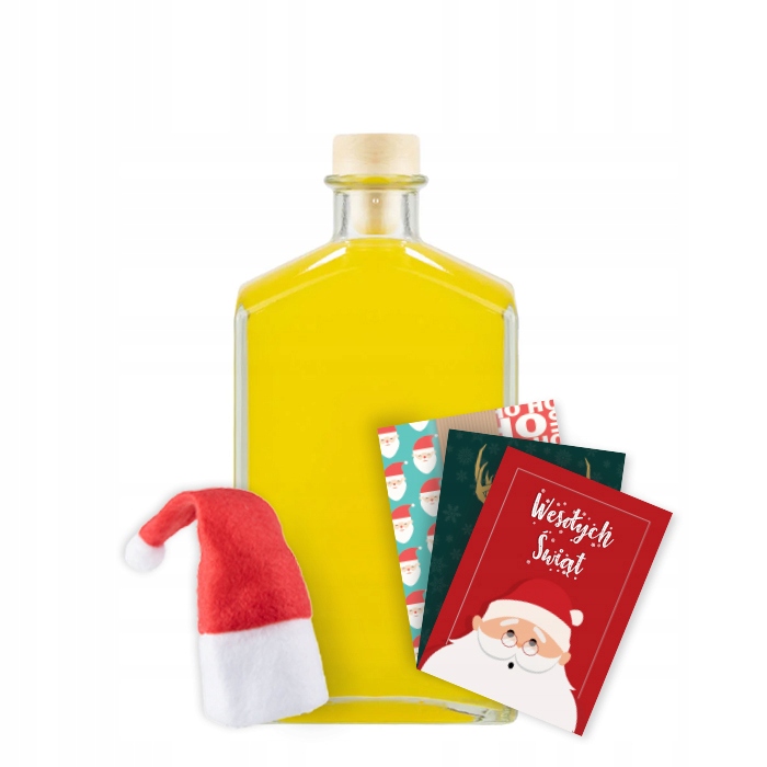 

Zestaw Świąteczny Butelka Brandy 500ml Nalewka