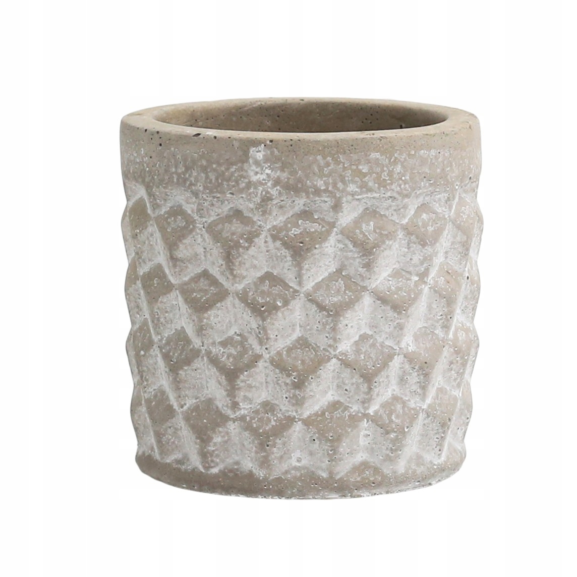 

Osłonka Ø 7 cm doniczka Gray Karo szara