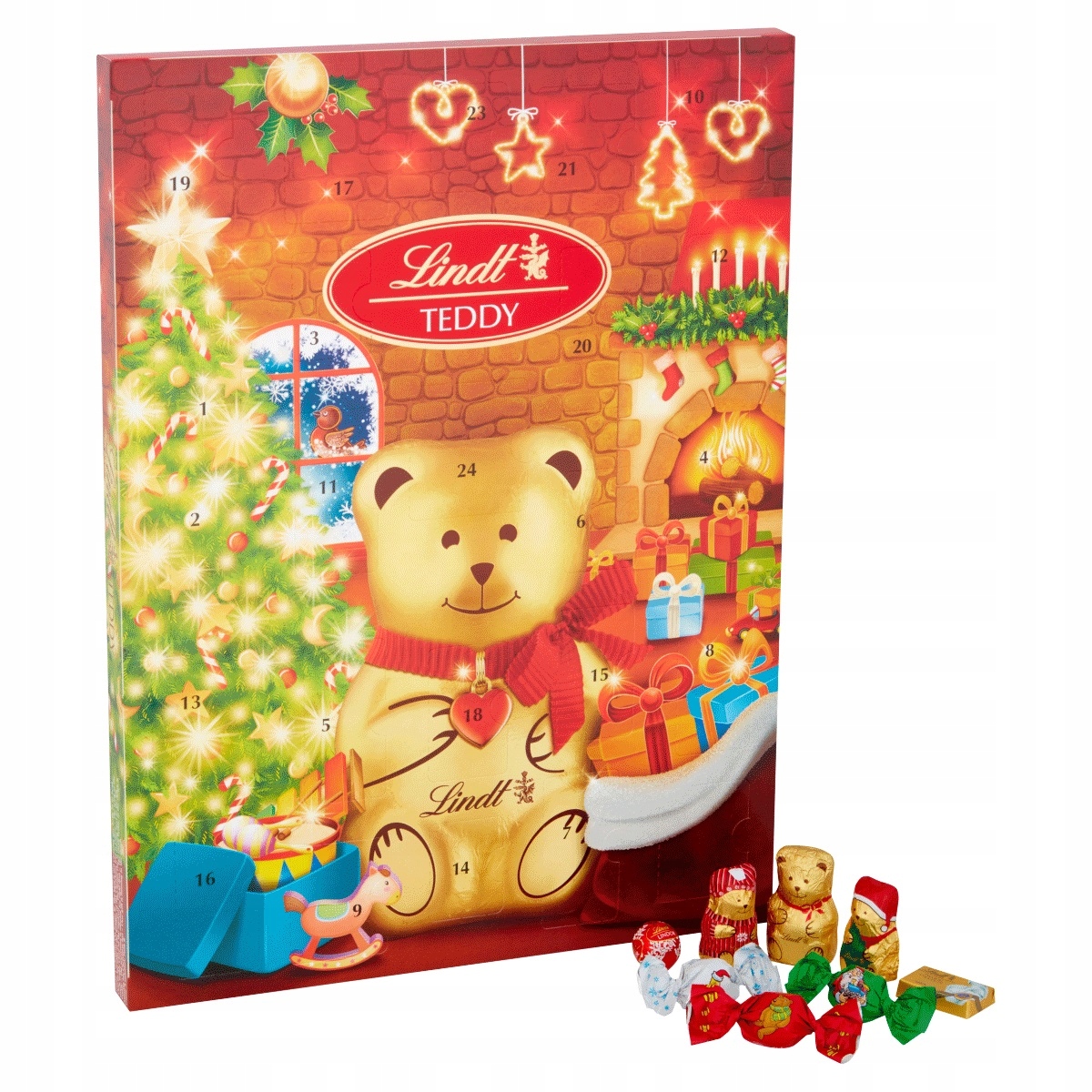 

Lindt Kalendarz Adwentowy Teddy 172G Miś Święta