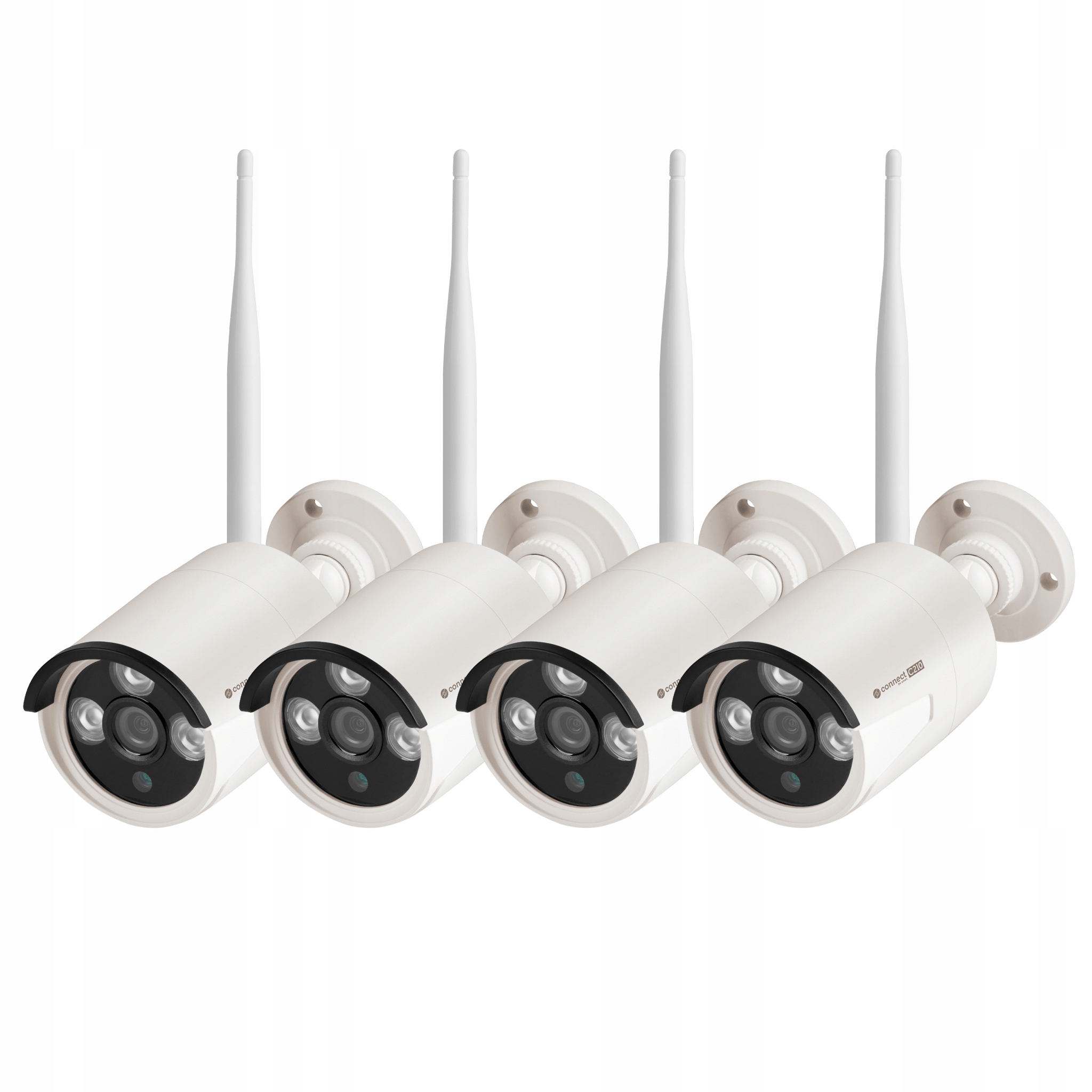 ZESTAW DO MONITORINGU 4x KAMERA IP WIFI ZEWNĘTRZNA + MYSZ + REJESTRATOR Marka Kruger&matz