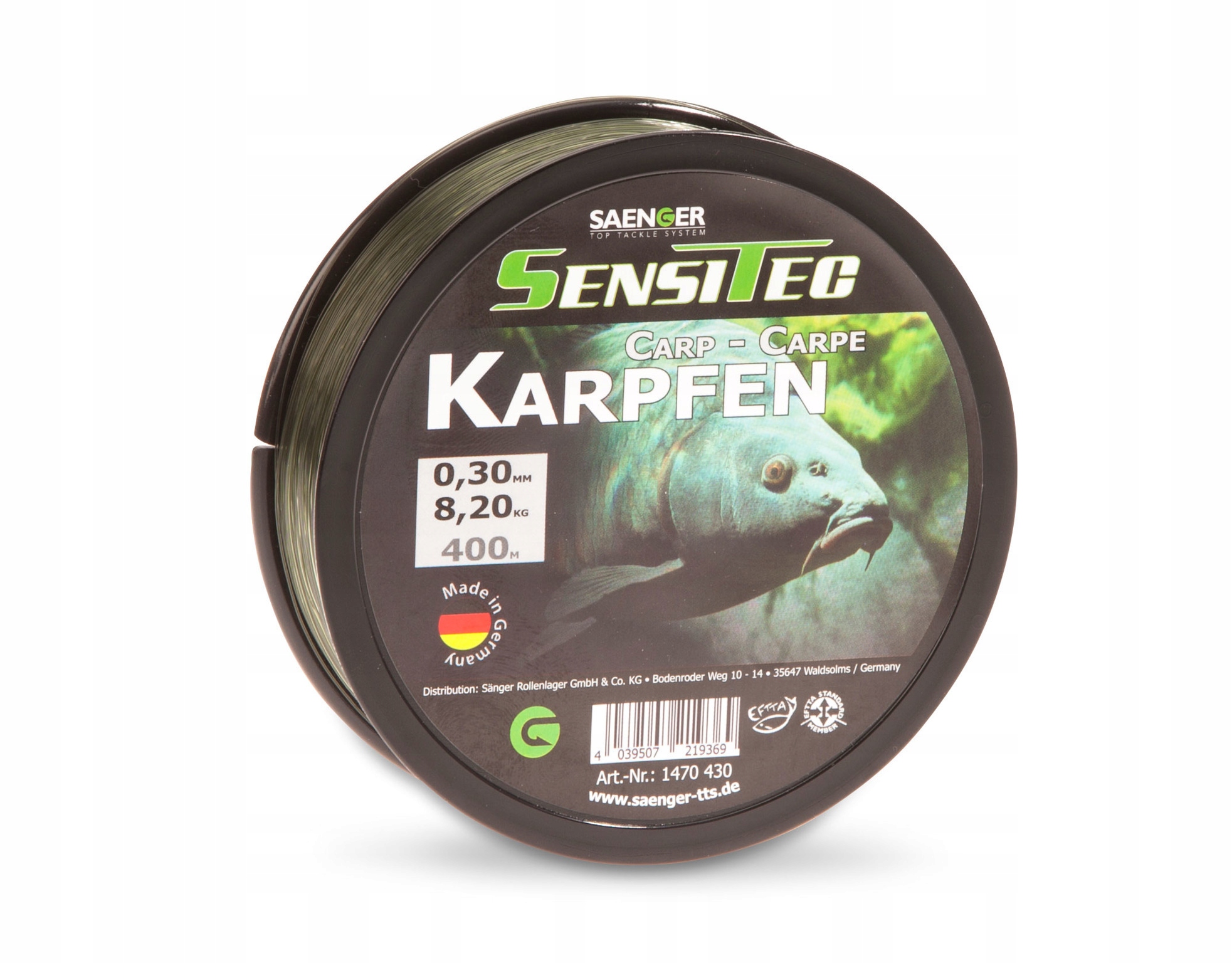 Żyłka Sanger Sensitec Carp 400m-0,28mm