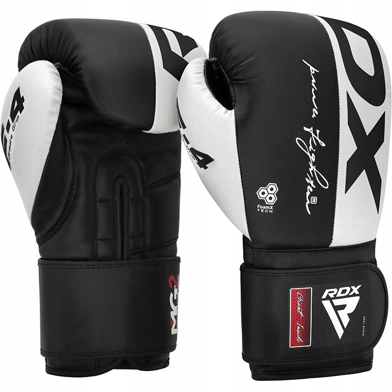 Rdx Boxerské rukavice Rex F4 Černo/bílé 14oz