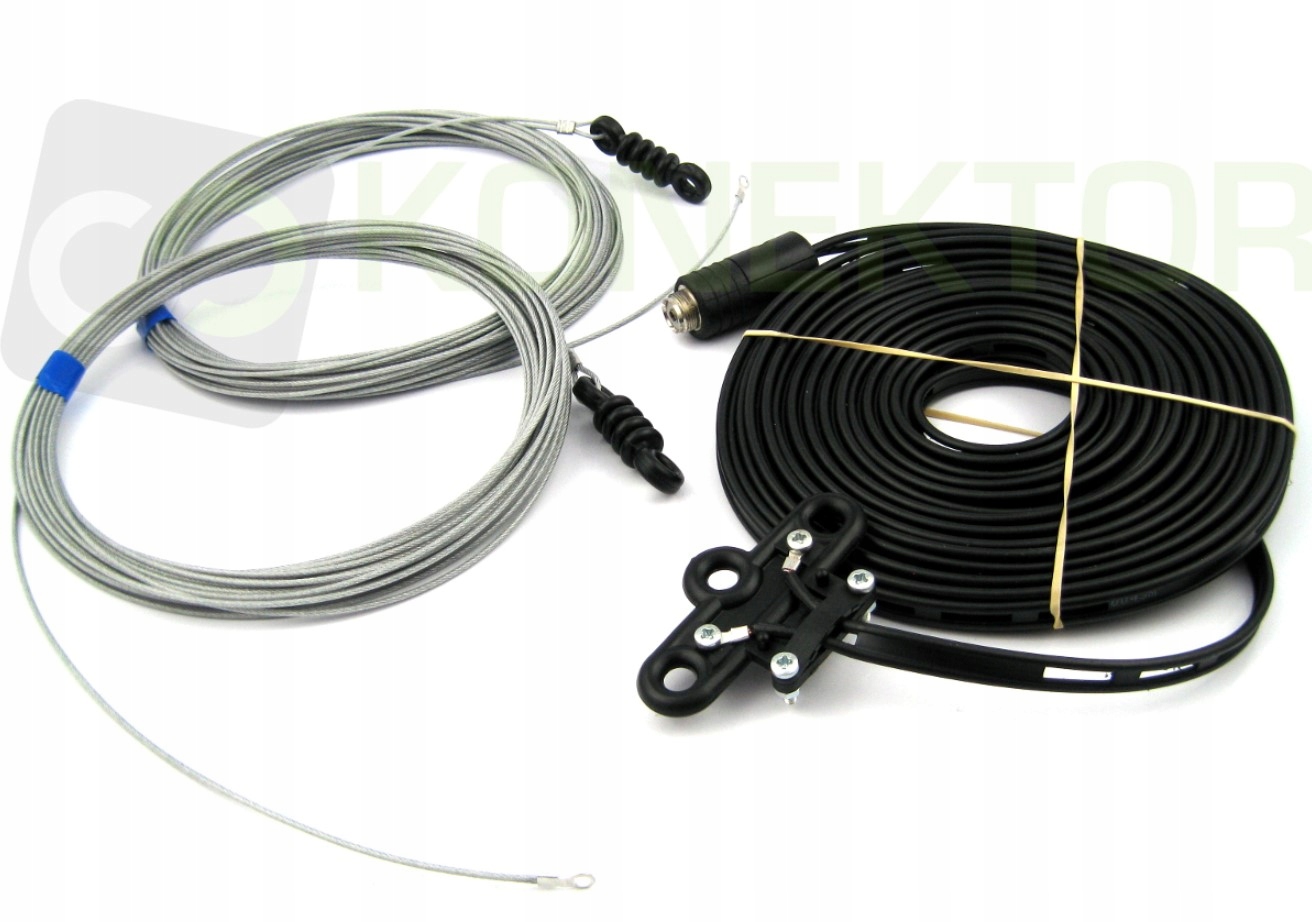 Radiora G5RV pełnowymiarowa 3.5-30MHz ramiona 2x 15,5m antena dipol Kf