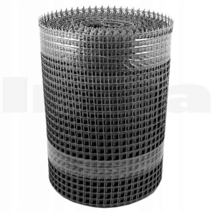 SIATKA OGRODZENIOWA PCV PLASTIKOWA 0,4x50m czarna