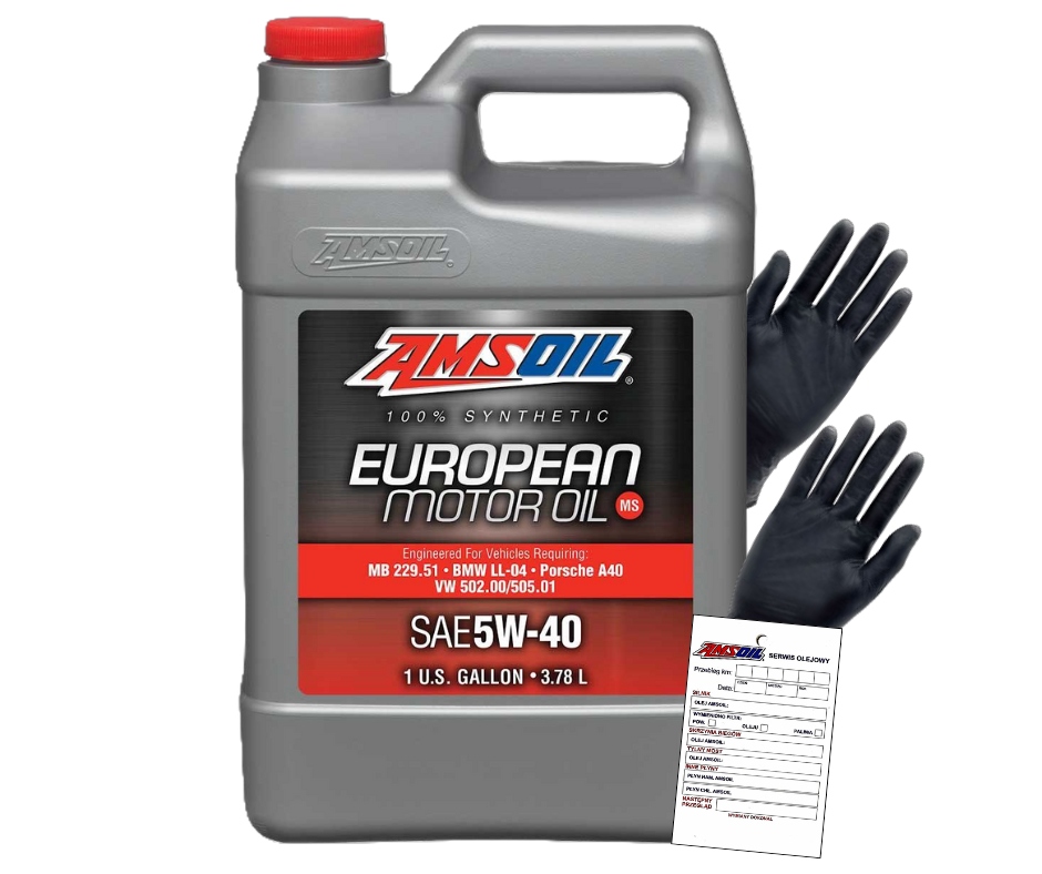 Olej silnikowy Amsoil European Motor Oil 5W40 Mid-saps 3,784