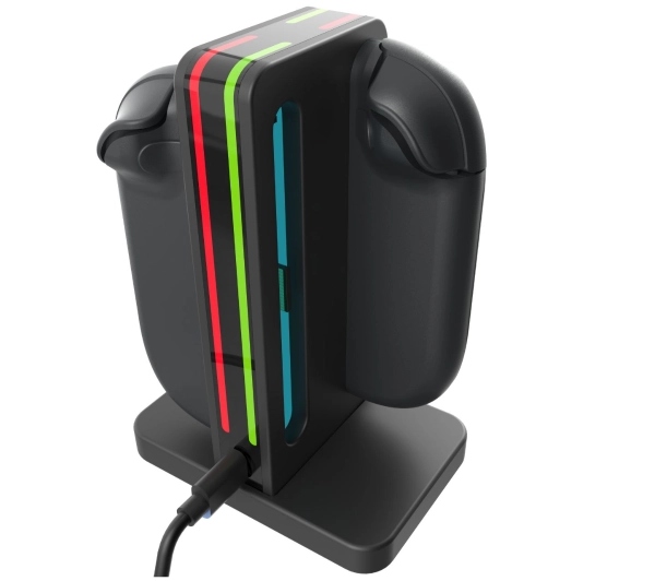 Ładowarka do kontrolerów Armor3 M07718 Czarna do Nintendo Switch 2