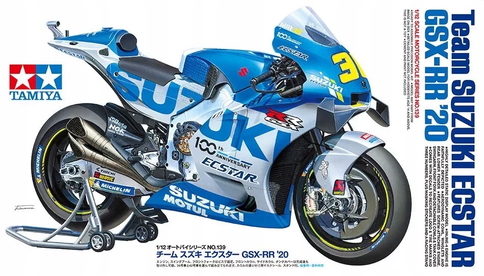Tamiya 14139 1:12 Team Suzuki Ecstar Gsx-rr '20