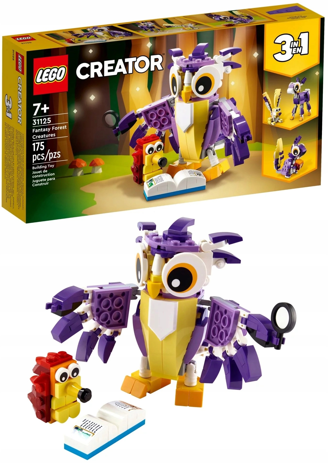 

Lego Creator Fantastyczne leśne stworzenia 31125
