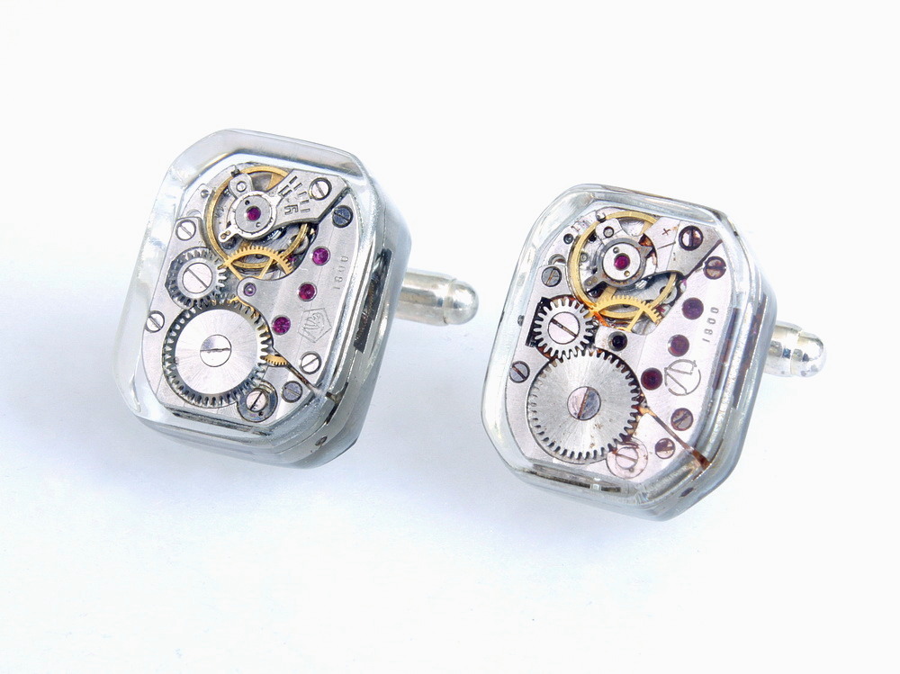 Ručně Vyráběné Sponky Rectangle Undercover