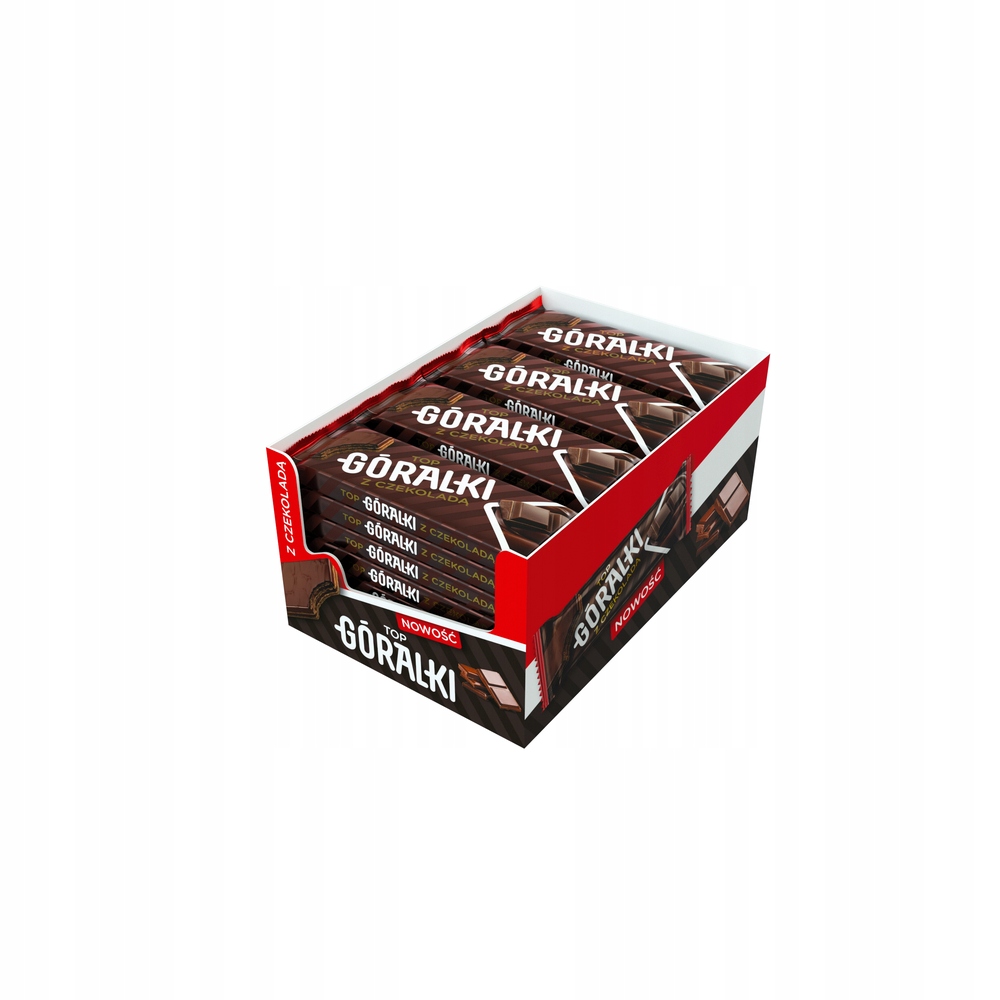 24x 40g Góralki Top wafelek z nadzieniem czekoladowym Karton