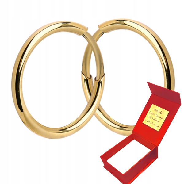 ZŁOTE KOLCZYKI KÓŁKA PRÓBA 333