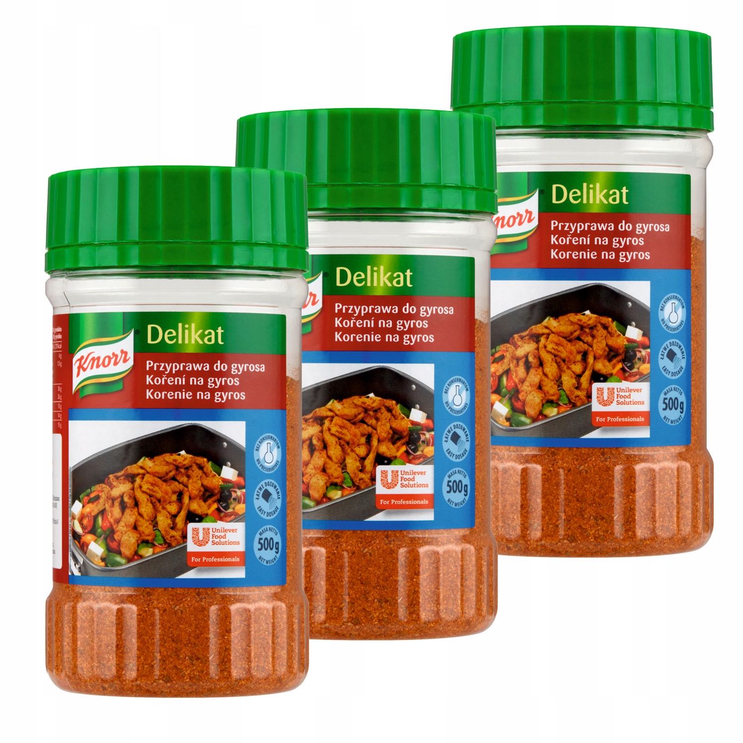 Knorr Delikat Przyprawa do gyrosa 500 g x 3