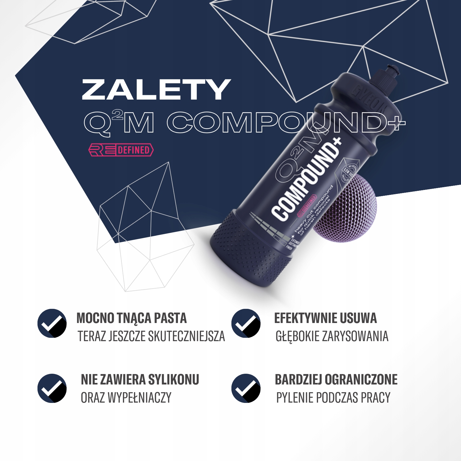 Gyeon Q²M Compound+ REDEFINED 1L - pasta tnąca Producent Gyeon