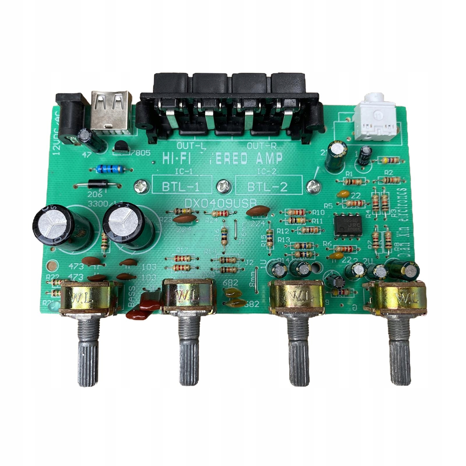Universal Stereo Subwoofer Amplifiers Module Board