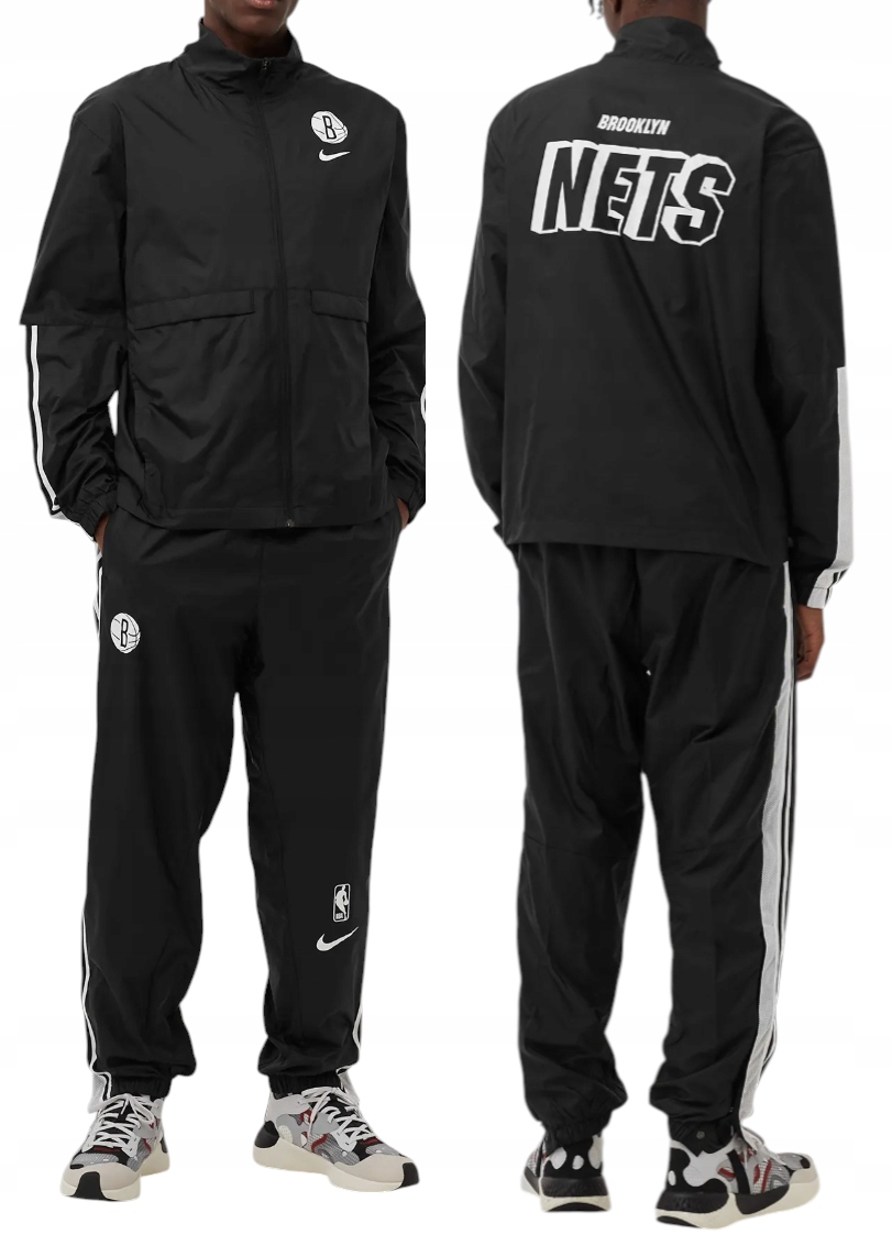Nike Nba Teplákovka Pánský komplet Brooklyn Nets Loose Fit DN8736-010 M