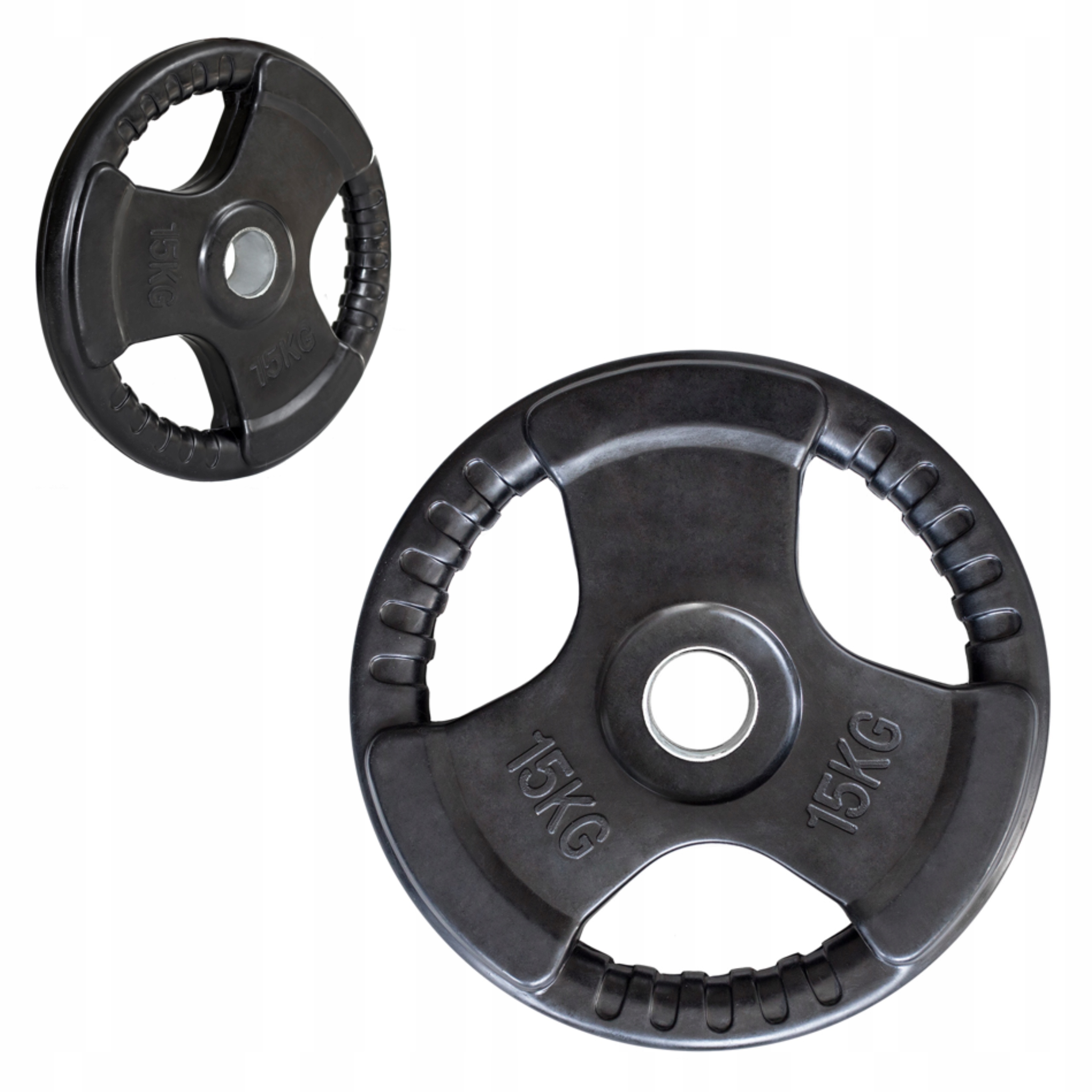 Gumovaný závaží zátěžový kotouč 1 x 15 kg Hms TOK15