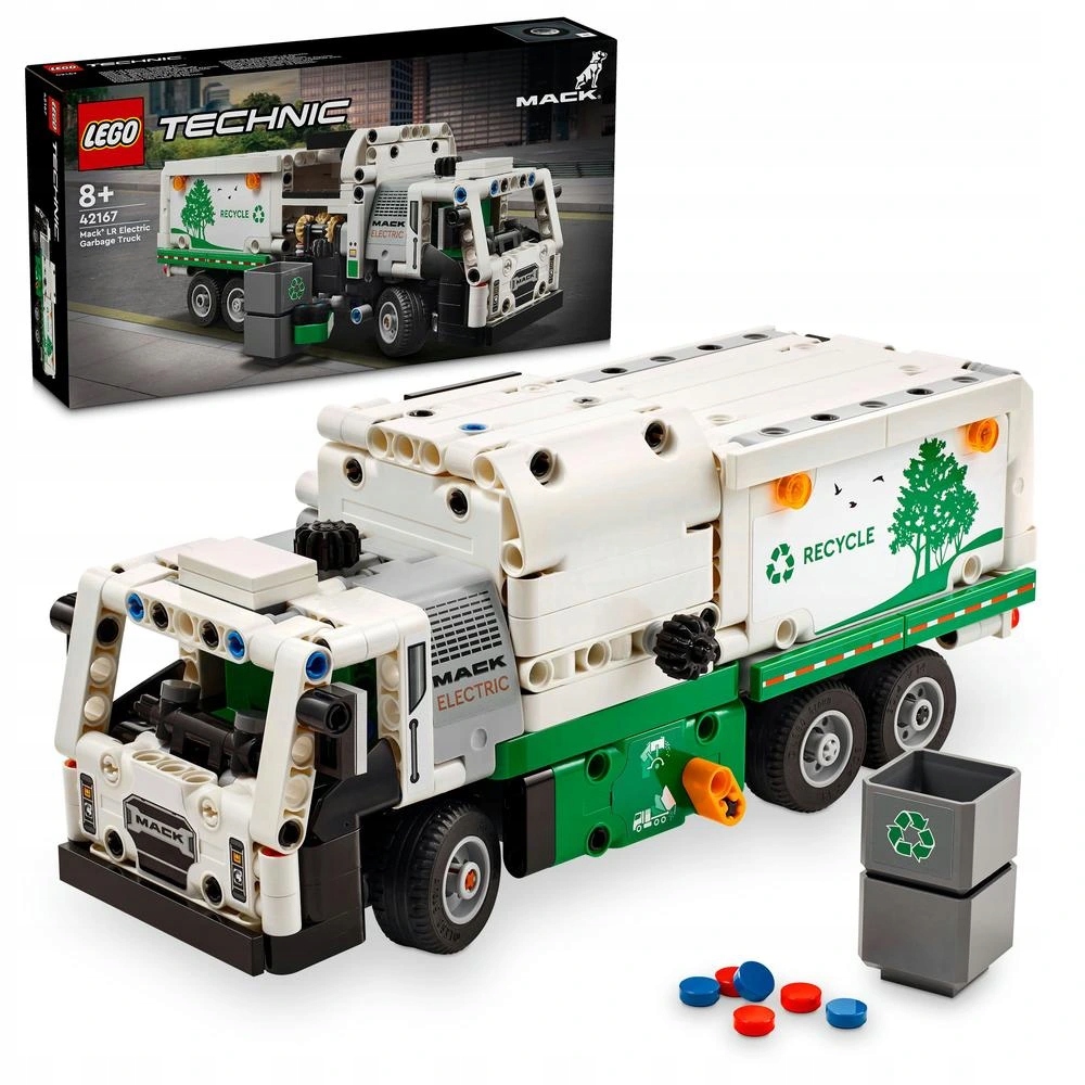 Lego Technic 42167 Popelářský vůz Mack Lr Electric