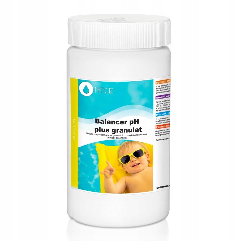

Podwyższanie pH w Basenie pH Plus Basen 1kg