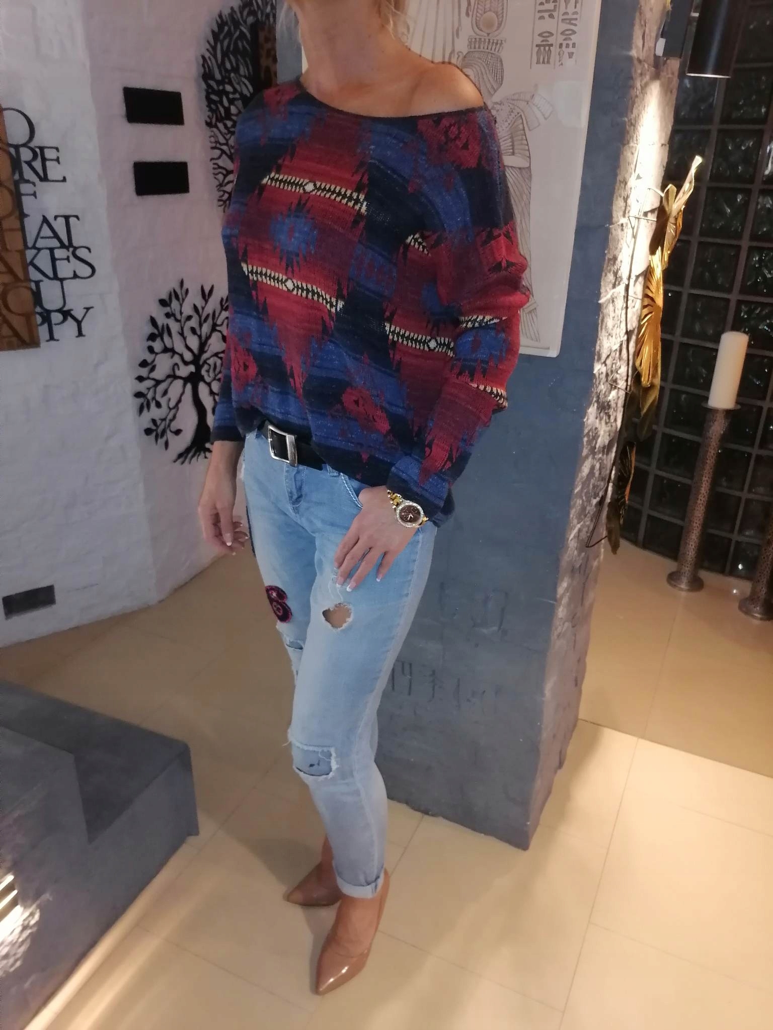 SWETER DENIM&SUPPLY RALPH LAUREN ROZMIAR M Marka Ralph Lauren